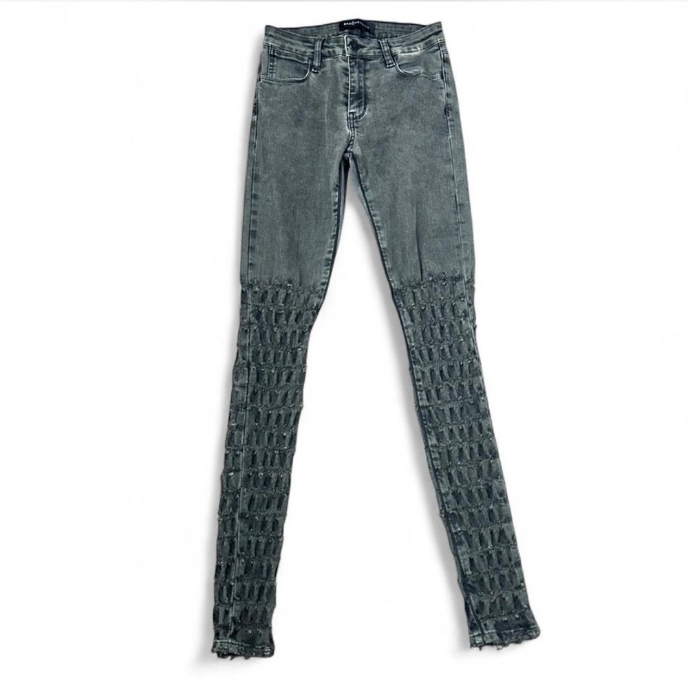 Stylish Gray Women's Jeans